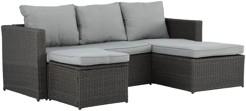 Veke Oakland Divaanisohva Ja Sohvapöytä Tummanharmaa 4 Veke Oakland Divaanisohva Ja Sohvapöytä Tummanharmaa - Image 4