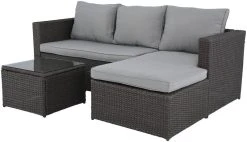 Veke Oakland Divaanisohva Ja Sohvapöytä Tummanharmaa 10 Veke Oakland Divaanisohva Ja Sohvapöytä Tummanharmaa -Veke kauppa 11324 4