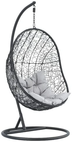 Veke Skagen Riippukeinu Ja Teline Musta, Vaaleanharmaa Pehmuste -Veke kauppa 11553 1 1 1