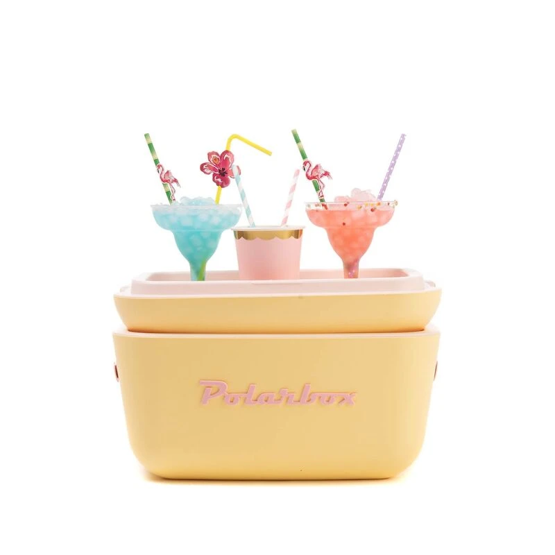 Noortrade Polarbox Kylmälaukku 12L Keltainen Vaaleanpunaisella Tekstillä 2 Noortrade Polarbox Kylmälaukku 12L Keltainen Vaaleanpunaisella Tekstillä - Image 2