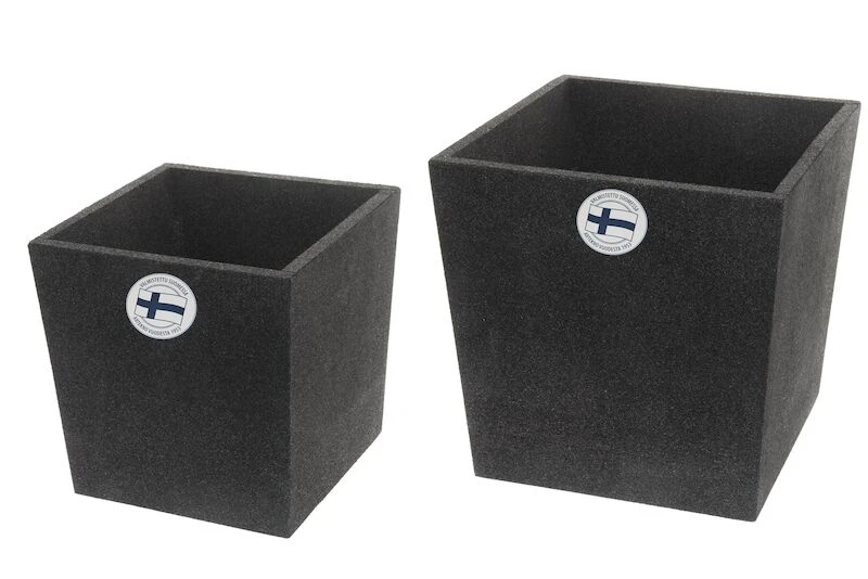 4Living Cubic Termoruukku 2kpl Musta 3 4Living Cubic Termoruukku 2kpl Musta - Image 3