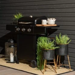 4living Lombok Kukkateline 3kpl Setti Musta/ruskea -Veke kauppa 4 Living kukkatelineet miljoossa web pete 8