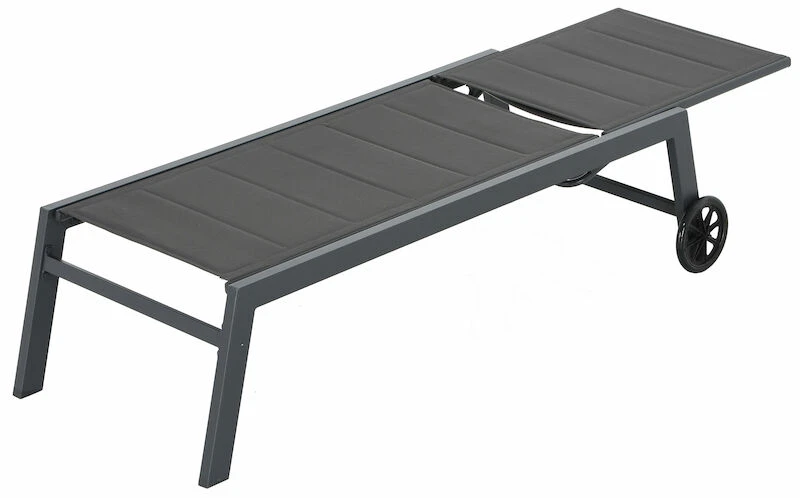 4Living Hilda Aurinkotuoli Tummanharmaa/musta 6 4Living Hilda Aurinkotuoli Tummanharmaa/musta - Image 6