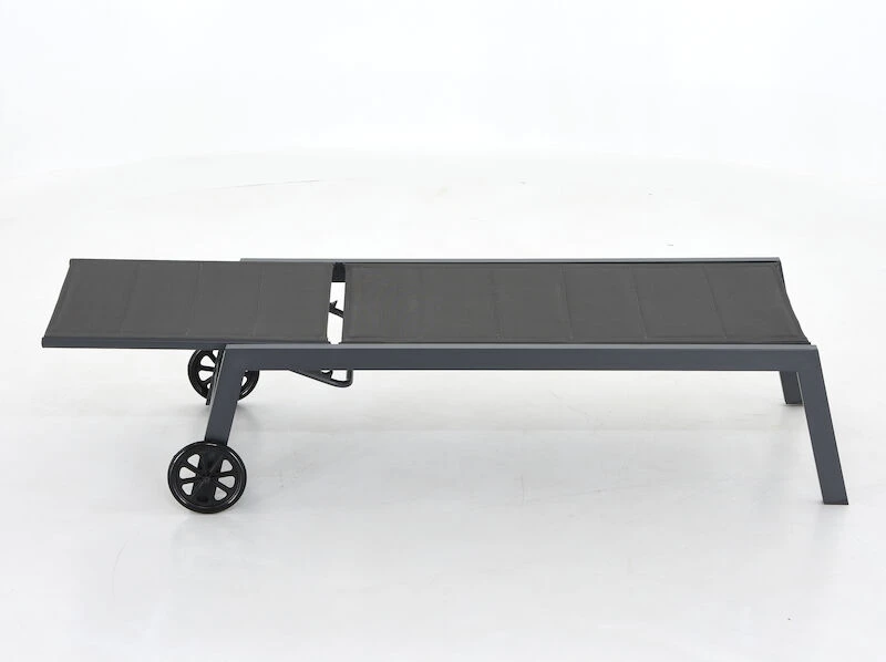 4Living Hilda Aurinkotuoli Tummanharmaa/musta 1 4Living Hilda Aurinkotuoli Tummanharmaa/musta