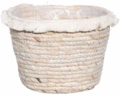 4Living Linda Suojaruukku Hapsuilla S Ø19 Cm Luonnonväri