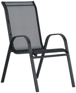 Veke Feel Textline Puutarhatuoli Musta -Veke kauppa 51080