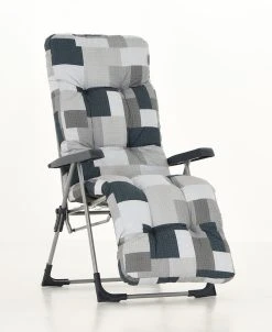 4Living Baden Baden Tuoli+pehmuste, Hopea Siniharmaa -Veke kauppa 602492 291322 1 0