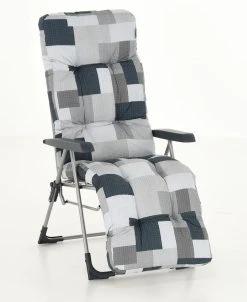 4Living Baden Baden Tuoli+pehmuste, Hopea Siniharmaa -Veke kauppa 602492 291322 1 1