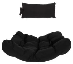 4Living Hawaiji Riippukeinun Pehmusteet Musta