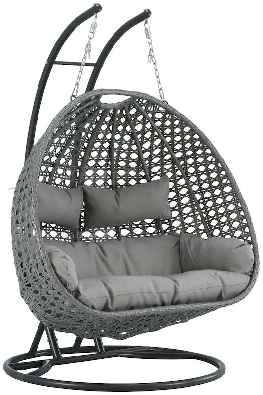 Veke Usva Kahden Istuttava Riipputuoli Ja Teline Harmaa 2 Veke Usva Kahden Istuttava Riipputuoli Ja Teline Harmaa - Image 2