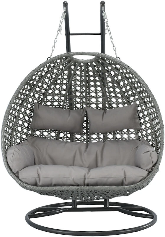 Veke Usva Kahden Istuttava Riipputuoli Ja Teline Harmaa 4 Veke Usva Kahden Istuttava Riipputuoli Ja Teline Harmaa - Image 4