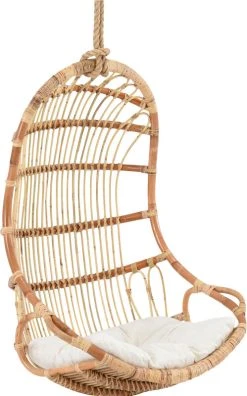 Veke Korte Rottinki Riippukeinu Luonnonväri, Köysi Ja Pehmuste -Veke kauppa 641552