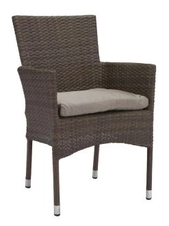 Luoto Polyrottinkituoli Ja Pehmuste Ruskea