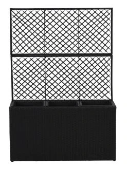 Veke Varpu Kukkalaatikko Viherseinällä Musta