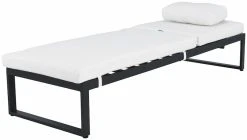 Veke Laituri Aurinkosänky Musta/valkoinen
