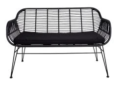 House Nordic Trieste Sohva Polyrottinki Luonnonväri, Musta Pehmuste 9 House Nordic Trieste Sohva Polyrottinki Luonnonväri, Musta Pehmuste -Veke kauppa 7051011