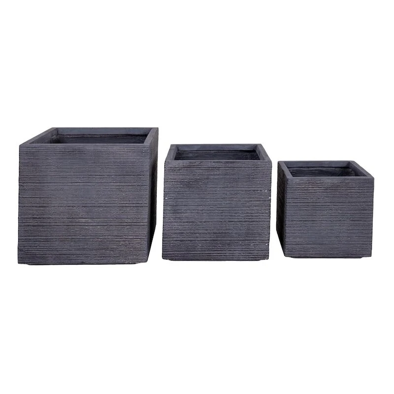 House Nordic Auckland Ruukkusetti 3 Kpl Harmaa 2 House Nordic Auckland Ruukkusetti 3 Kpl Harmaa - Image 2