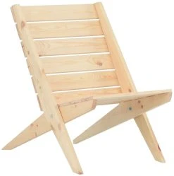 Ecofurn Granny Tuoli Puuvalmis Mänty