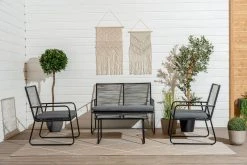 Veke Arvi Sohvaryhmä Musta/harmaa -Veke kauppa Arvi sohvaryhma miljoossa web pete 26