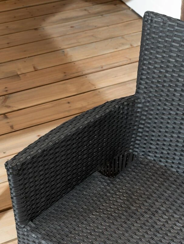 Veke Asta 6-hengen Ruokailuryhmä Musta 1 Veke Asta 6-hengen Ruokailuryhmä Musta