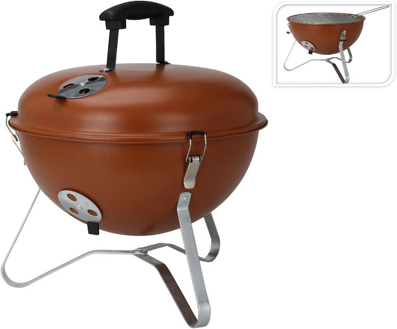 Ei Brändiä BBQ Pallogrilli 37 Cm Vihreä 1 Ei Brändiä BBQ Pallogrilli 37 Cm Vihreä