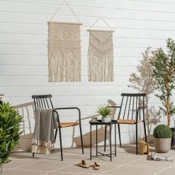 Envy Eva Puutarhatuoli Musta/luonnonväri