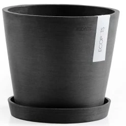 Ecopots Amsterdam Aluslautanen 20 Cm Tummanharmaa 6 Ecopots Amsterdam Aluslautanen 20 Cm Tummanharmaa -Veke kauppa Ecopots amsterdam aluslautanen 20cm tummanharmaa 1