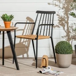 Envy Eva Puutarhatuoli Musta/luonnonväri -Veke kauppa Envy eva puutarhatuoli