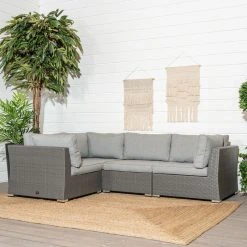 Veke Hede Kulmasohva 2K1 Tummanharmaa/harmaa