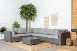 Veke Hede Kulmasohva 2K3 Tummanharmaa/harmaa