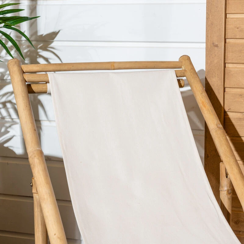 Veke Helle Aurinkotuoli Luonnonväri/luonnonvalkoinen 2 Veke Helle Aurinkotuoli Luonnonväri/luonnonvalkoinen - Image 2