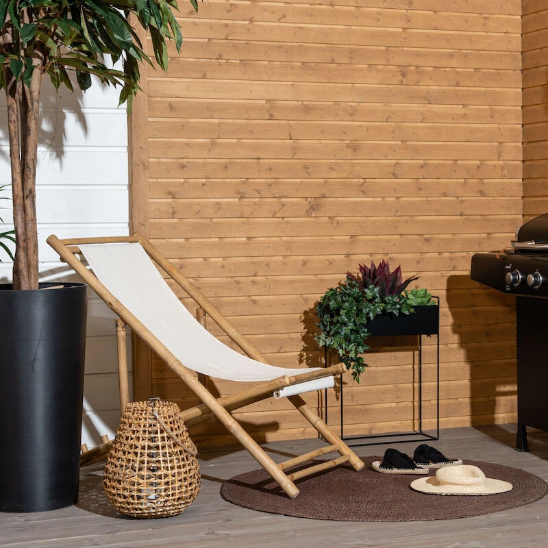 Veke Helle Aurinkotuoli Luonnonväri/luonnonvalkoinen 4 Veke Helle Aurinkotuoli Luonnonväri/luonnonvalkoinen - Image 4