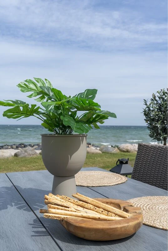 House Nordic Amalfi Kukkaruukku Ø19 Cm Beige Harmaa 5 House Nordic Amalfi Kukkaruukku Ø19 Cm Beige Harmaa - Image 5