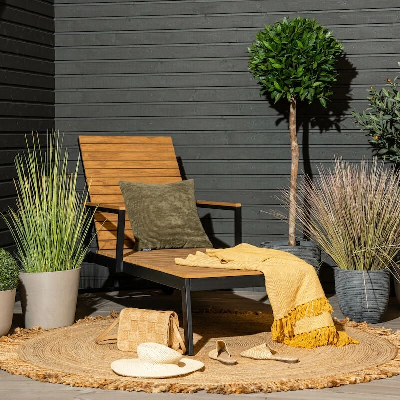 Veke Ilma Aurinkotuoli Musta/ruskea 2 Veke Ilma Aurinkotuoli Musta/ruskea - Image 2