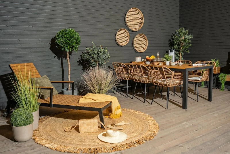 Veke Ilma Aurinkotuoli Musta/ruskea 5 Veke Ilma Aurinkotuoli Musta/ruskea - Image 5