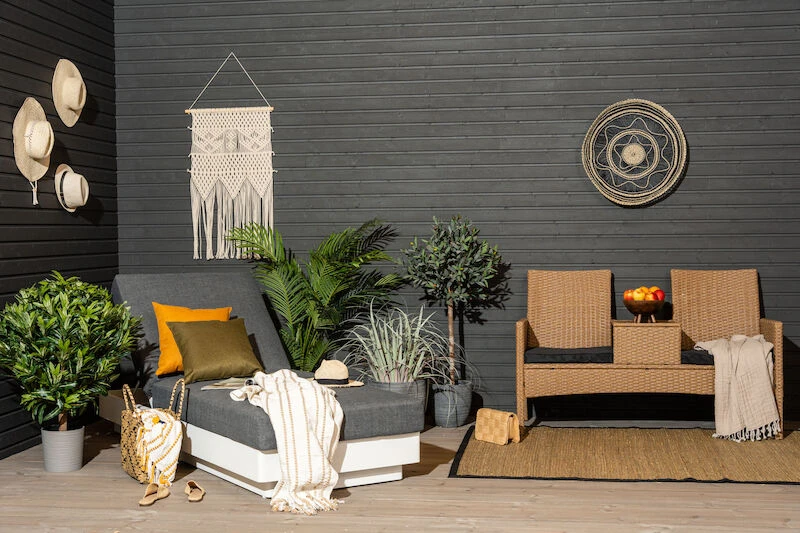 Veke Lähde Aurinkosänky Valkoinen/harmaa 1 Veke Lähde Aurinkosänky Valkoinen/harmaa