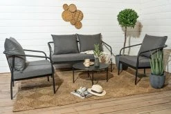 Veke Lauha Sohvaryhmä Musta/vaaleanharmaa -Veke kauppa Lauha sohvaryhma miljoossa 1