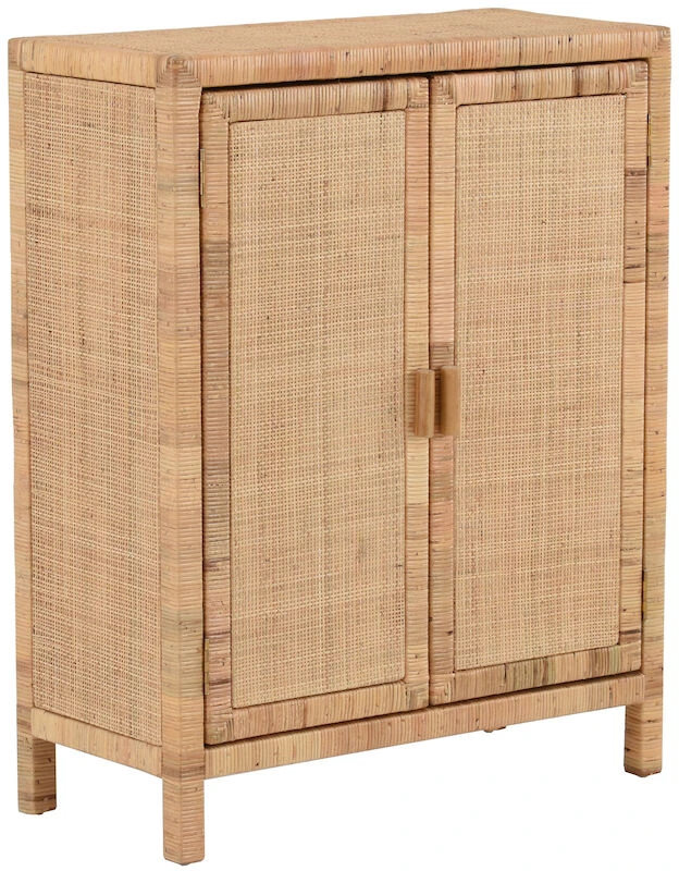 Bella Luna Marbella Rottinkikaappi 2-ovinen Luonnonväri 2 Bella Luna Marbella Rottinkikaappi 2-ovinen Luonnonväri - Image 2