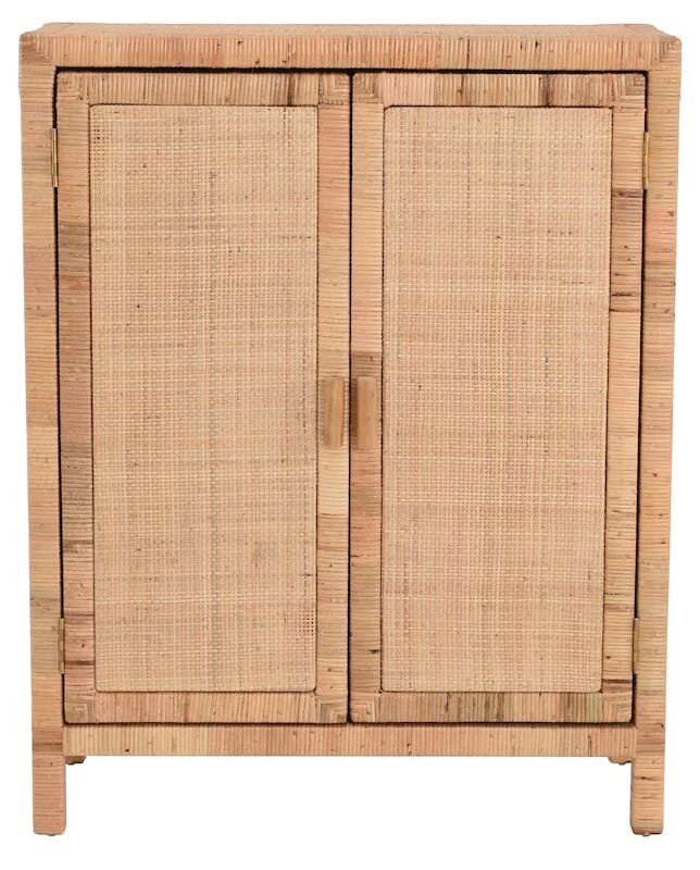 Bella Luna Marbella Rottinkikaappi 2-ovinen Luonnonväri 1 Bella Luna Marbella Rottinkikaappi 2-ovinen Luonnonväri