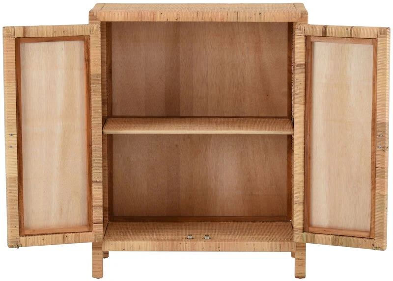 Bella Luna Marbella Rottinkikaappi 2-ovinen Luonnonväri 3 Bella Luna Marbella Rottinkikaappi 2-ovinen Luonnonväri - Image 3