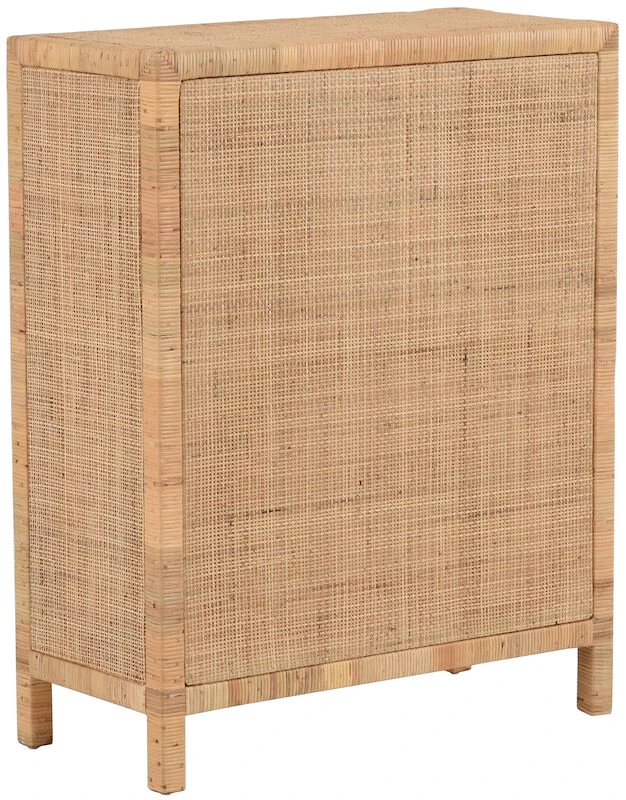 Bella Luna Marbella Rottinkikaappi 2-ovinen Luonnonväri 4 Bella Luna Marbella Rottinkikaappi 2-ovinen Luonnonväri - Image 4