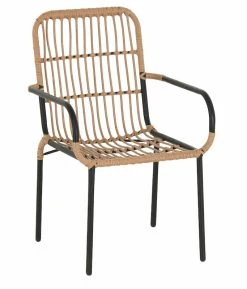 Veke Honka-Oldie 4-hengen Ruokailuryhmä Musta-luonnonväri 8 Veke Honka-Oldie 4-hengen Ruokailuryhmä Musta-luonnonväri -Veke kauppa Oldie tuoli luonnonvari polyrottinki mustat jalat1 2