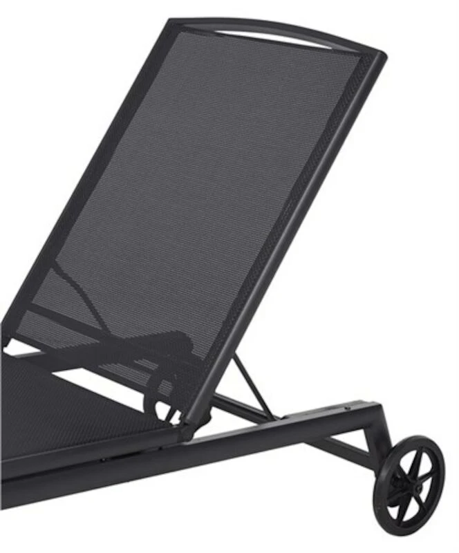 Outfit Aurinkotuoli Pyörillä, Musta 5 Outfit Aurinkotuoli Pyörillä, Musta - Image 5