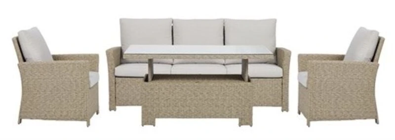 Outfit Elisa Sohvaryhmä Luonnonväri/hiekka 5 Outfit Elisa Sohvaryhmä Luonnonväri/hiekka - Image 5