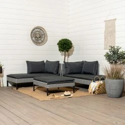 Veke Paju Sohvaryhmä Harmaa