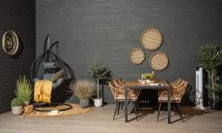 Veke Pallo Riippukeinu Ja Teline Musta/harmaa Pehmuste