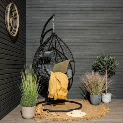 Veke Pallo XL Riippukeinu Ja Teline Musta/harmaa Pehmuste -Veke kauppa Pallo riippukeinu miljoossa web pete 2201