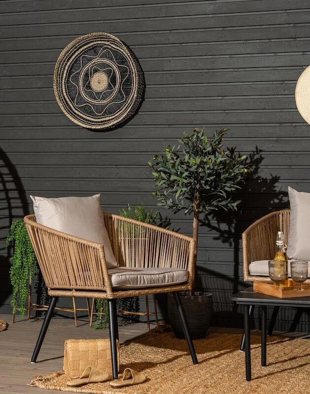 Veke Punos Sohvaryhmä Luonnonväri/musta 4 Veke Punos Sohvaryhmä Luonnonväri/musta - Image 4