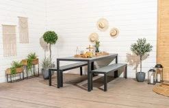 Veke Saarni Aintwood Ruokailuryhmä Penkeillä 6-hengen Musta/harmaa 10 Veke Saarni Aintwood Ruokailuryhmä Penkeillä 6-hengen Musta/harmaa -Veke kauppa Saarni aintwood 6 hengen ruokailuryhma penkeilla musta harmaa web 2