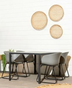 Veke Saarni-Seattle 4-hengen Ruokailuryhmä Käsinojilla, Harmaa -Veke kauppa Saarni seattle 4 hengen ruokailuryhma miljoossa harmaa pete 2